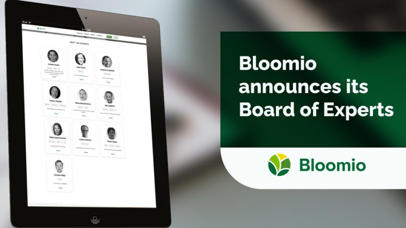 BLOOMIO UNVEILS THE BOARD OF EXPERTS